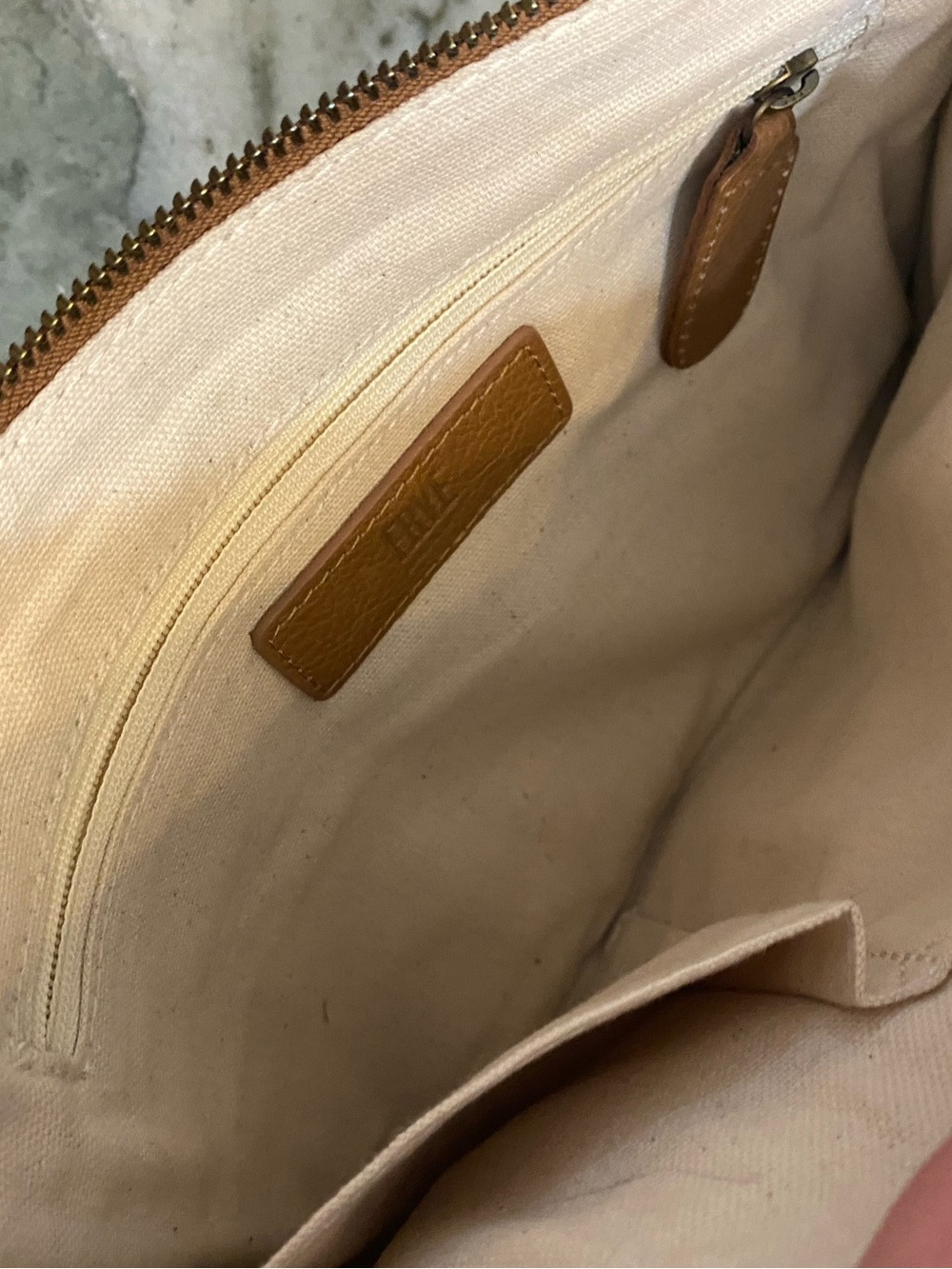 Frye Carved Detail Leather Crossbody in Brown - Picture 10 of 10